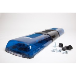 Rampa luminoasa rotoare cu difuzor si sirena 100W - Lungime 1092 mm